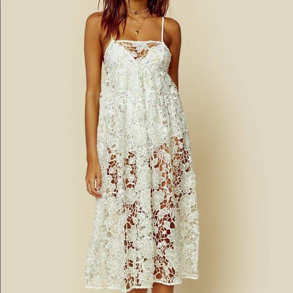 For Love and Lemons Sundae Midi Dress